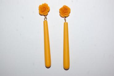 Pendientes flor feria albero yema