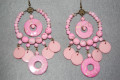 Earrings pink Gypsy