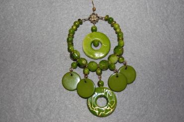 Gypsy green earrings