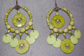 Gypsy earrings-pistachio
