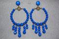 Earrings blue earrings