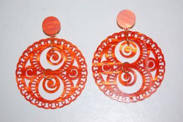 Earrings Orange Carmen carei