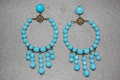 Earrings turquoise earrings