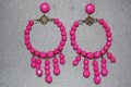 Fuchsia earrings earrings