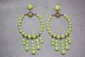 Pendientes pistacho aretes