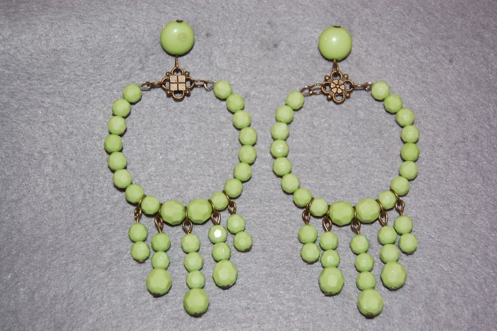 Pendientes pistacho aretes