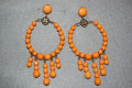 Earrings Orange earrings