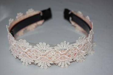 Diadema Princesa crema