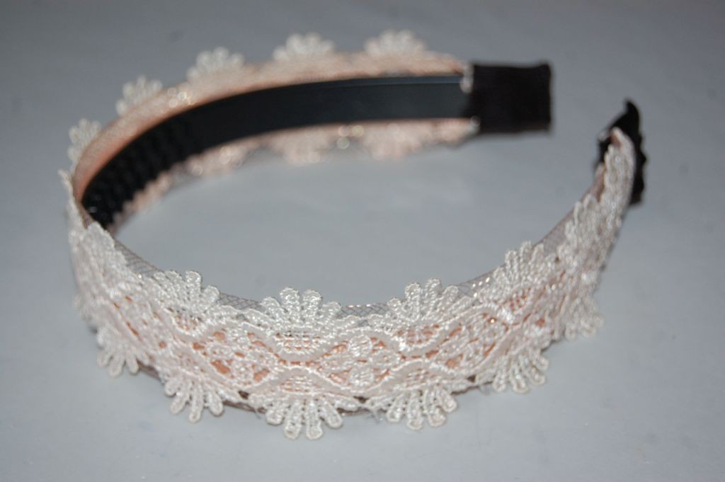 Diadema Princesa crema