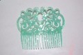 Conjunto 2 peines gitanilla verde agua