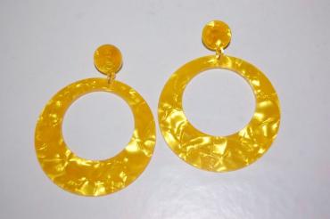 Pendientes aro carei dorado