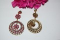 Pendientes Trinidad fucsia