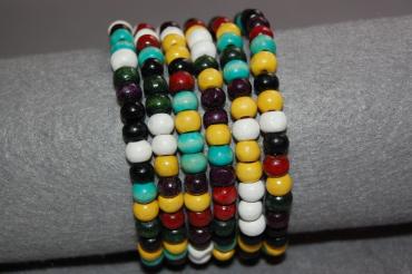 Pulsera vueltas multicolor