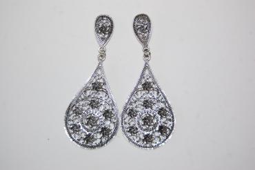 Pendientes lindo amor círculos plata