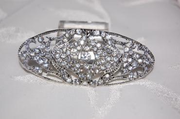 Broche Tierra prometida blanco