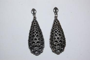 Pendientes Telma plata vieja