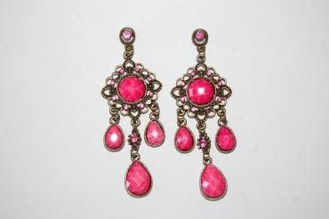 Pendientes Locura rosa