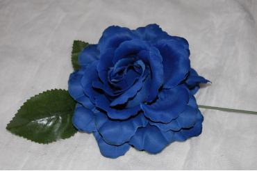 Flor flamenca azul klein