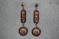 Pendientes aurora marrones