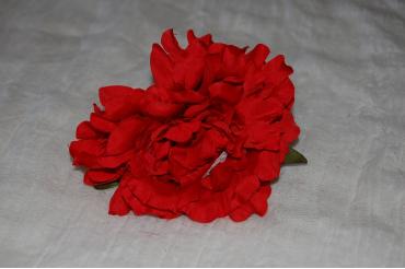 Flor Peonía rojo 16 cm