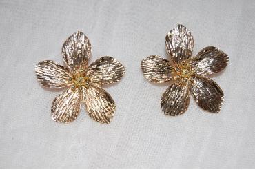 Pendientes Flor oro