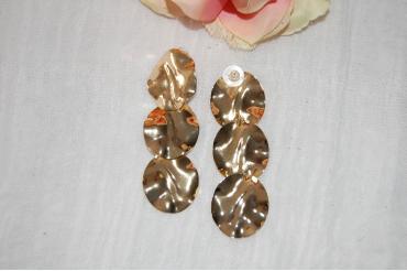 Pendientes largos Diva oro