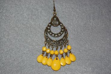 Pendientes sultana amarillo