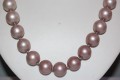 Pearls silver necklace