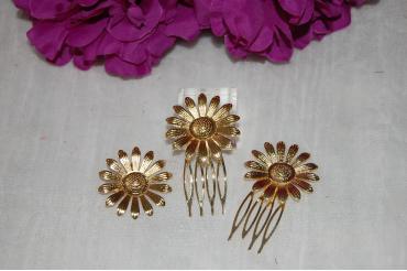 Broche Margarita oro