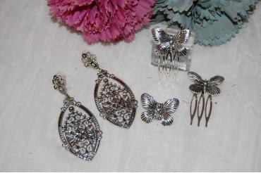 Pendientes flamenca metal...