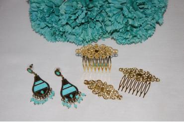 Broche oro Duquesa flamenca