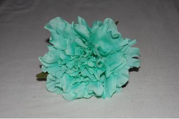 Flor Ponía 16 cm verde agua claro