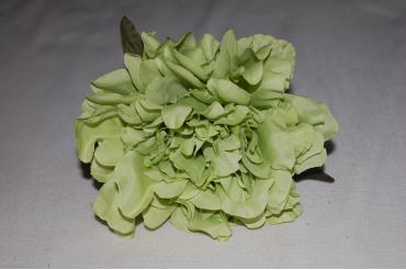 Flor Peonía 16 cm verde pistacho