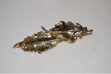 Pinza de 2 hojas oro