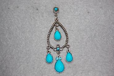 Pendant turquoise petal