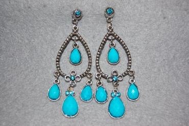 Pendant turquoise petal