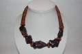 Necklace brown design