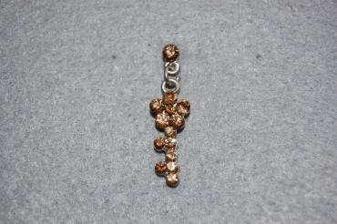 Pendientes llave dorada