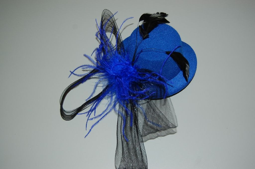 Blue Hat headdress pretti