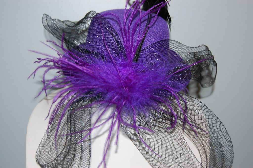 Headdress Hat purple pretti
