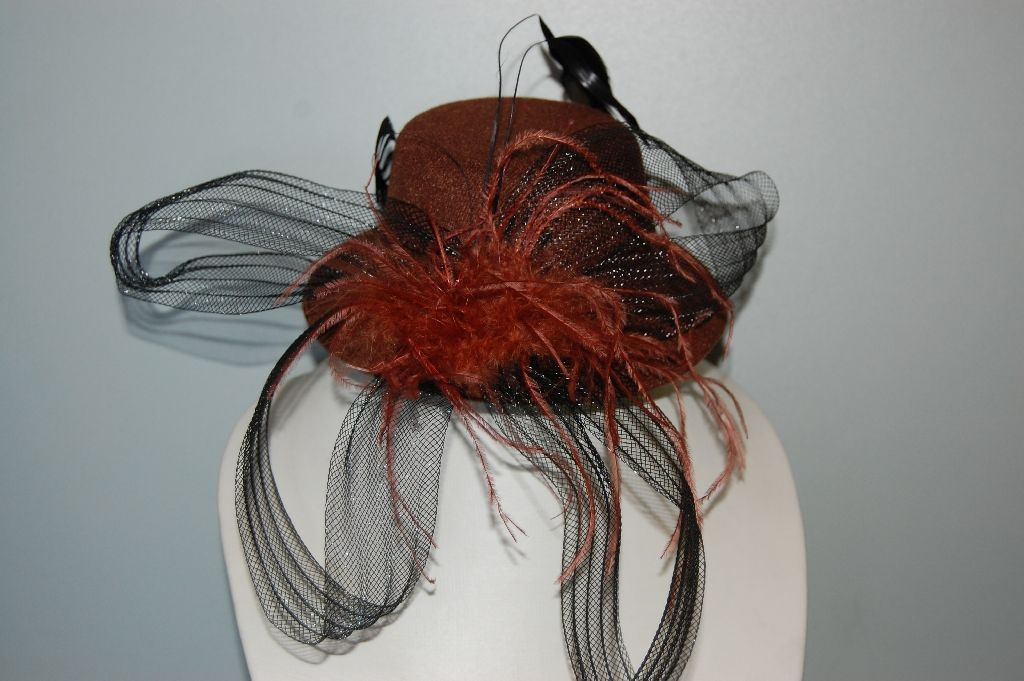 Headdress Hat Brown pretti