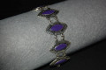 Pulsera rombo morado