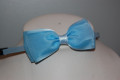 Light blue headband bow
