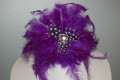 Divine purple feather headband