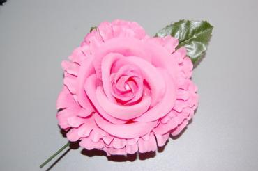 Rose trimmed flower