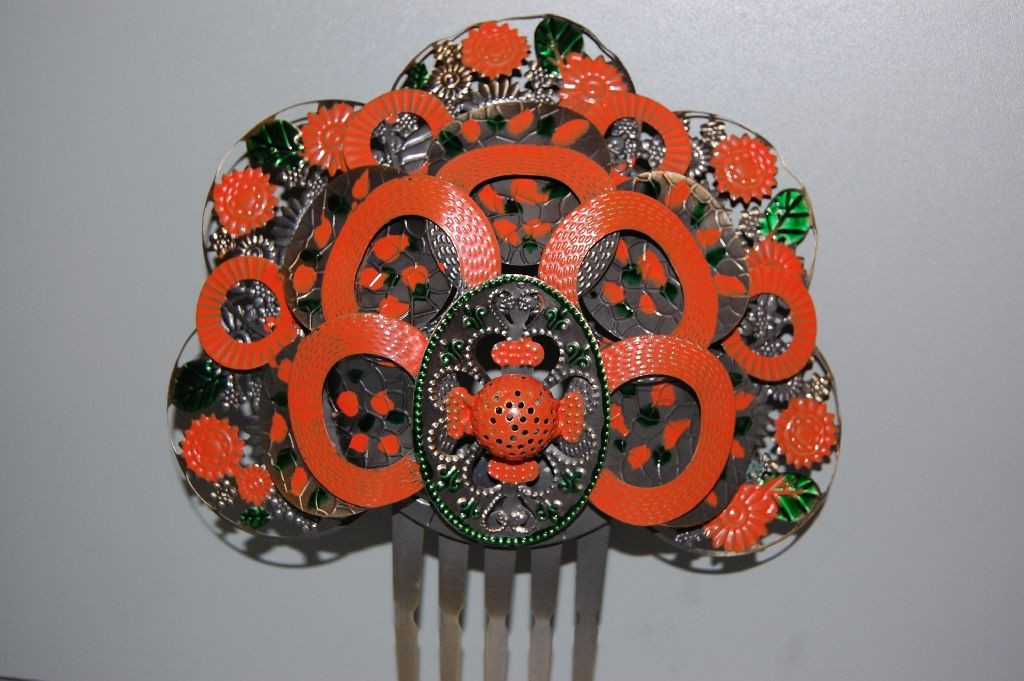 Set Flamenco Orange Gypsy metal