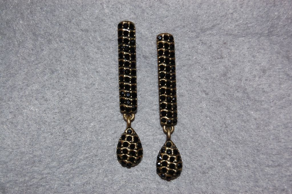 Morgana black earrings