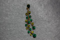 Selene green earrings