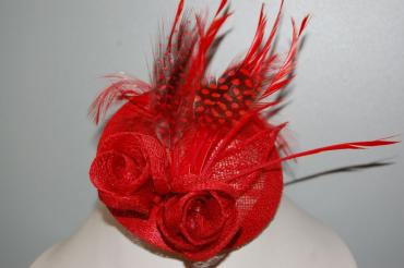 Red Hat headdress feathers pheasant