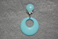 Pendant turquoise metal girl